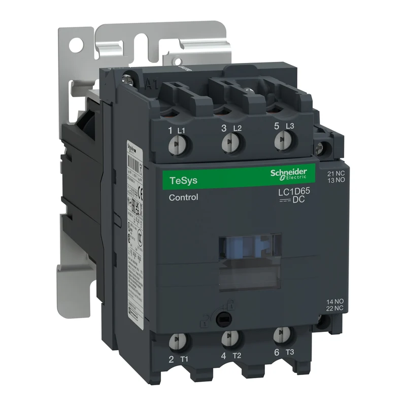 Contactor, TeSys Deca,3P(3NO),AC-3/AC-3e 440V 65A,Coil 36V DC, Screw Clamp Terminals