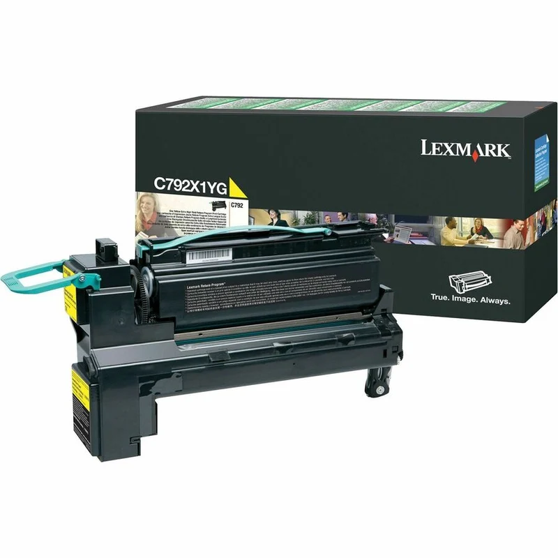 Cartouche de toner d'origine Lexmark C792X1YG C792X1YG