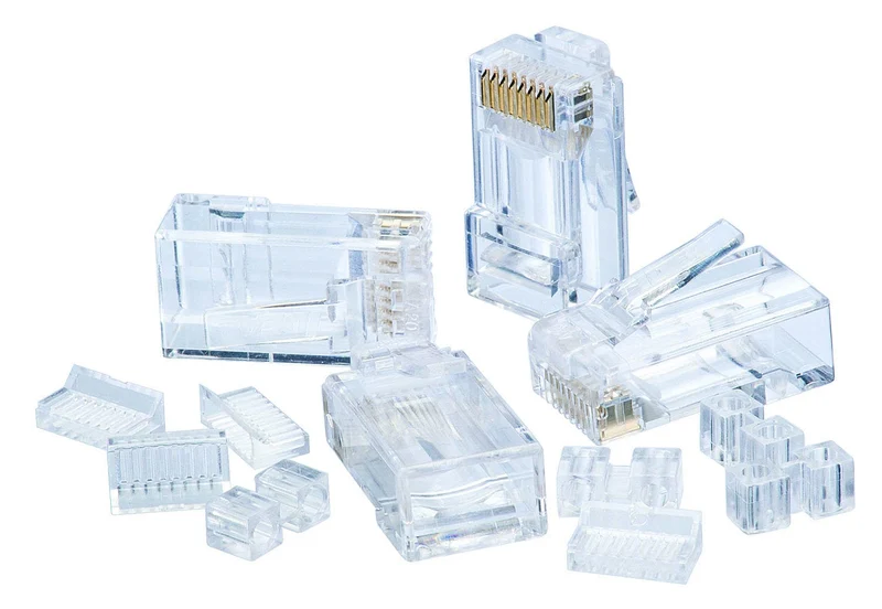 CAT 6 3-PIECE CONNECTORS