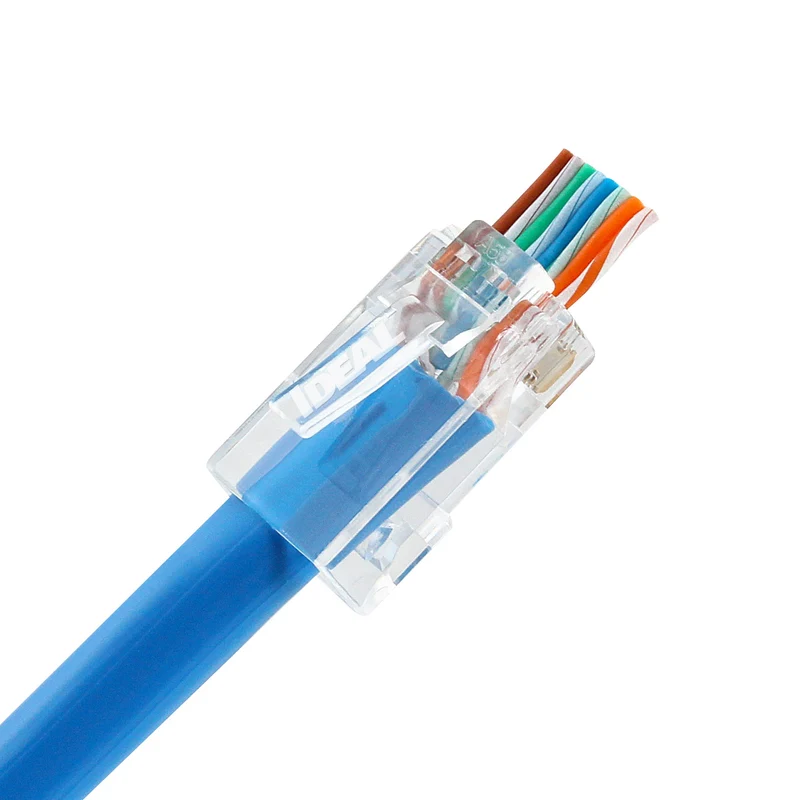 CAT 6 FEED-THRU CONNECTORS