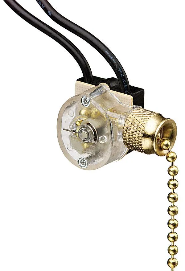 PULL CHAIN SWITCH SPST NICKEL