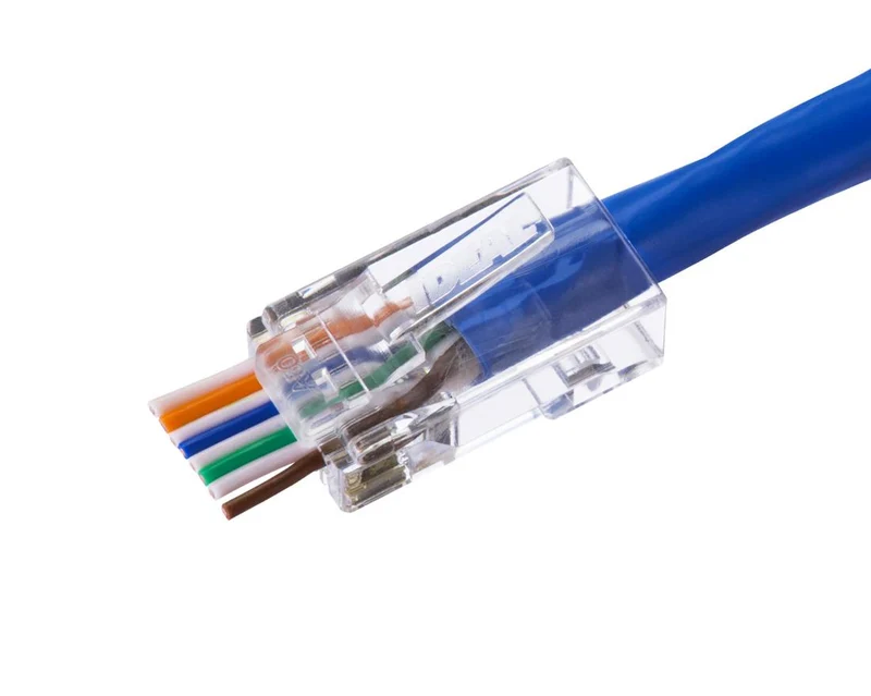 CAT 6 FEED-THRU CONNECTORS