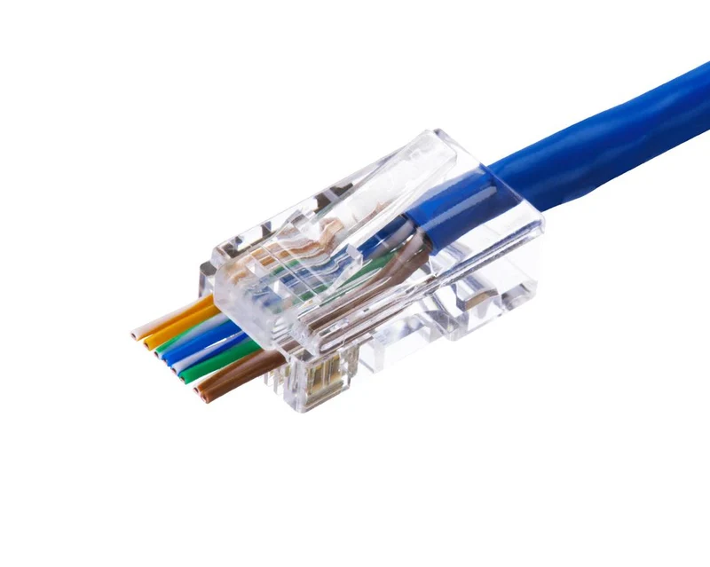 CAT 5E FEED-THRU CONNECTORS