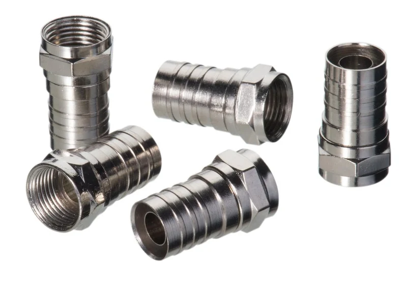 F HEX CRIMP CONNECTORS (RG-6)