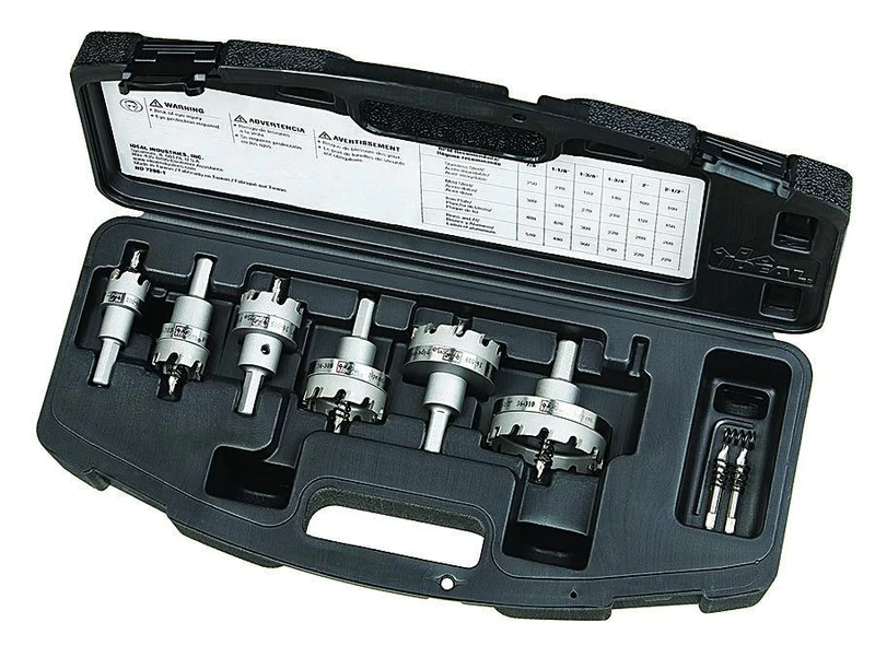 TKO™ CARBIDE-TIPPED HOLE CUTTER 8-PC KIT