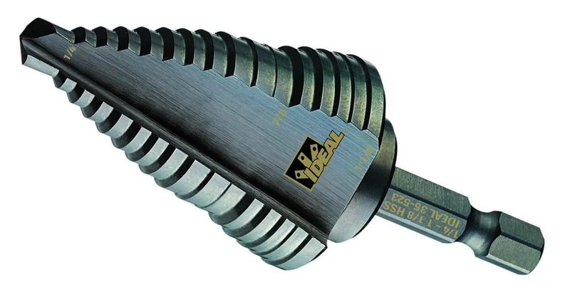 QUICK CHANGE STEP DRILL BIT 1/4 - 1-1/8"