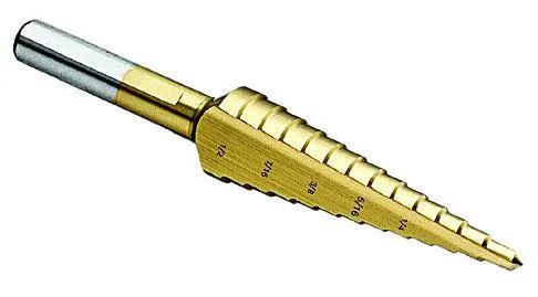 STEP DRILL BIT 1/8" - 1/2"