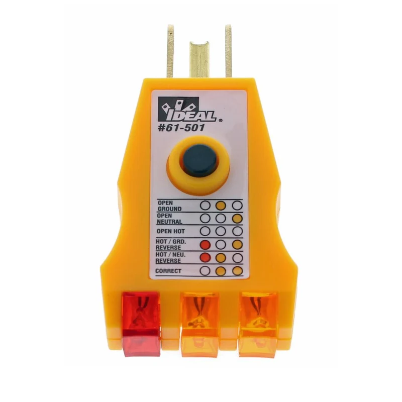 RECEPTACLE TESTER W/GFCI