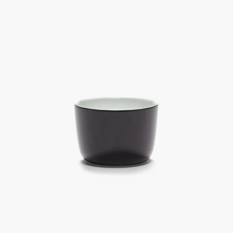 Coffret de 4 tasses noires pour cappuccino "VanDuysen" pour Serax