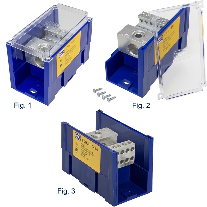POWER DISTRIBUTION BLOCK #500MCM-4 1P 380A