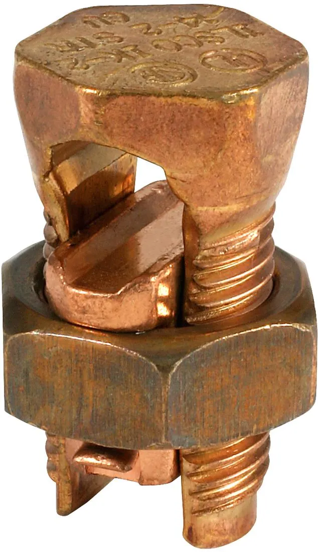 SPLIT BOLT COPPER FOR #2 STR-6 COPPER WIRE