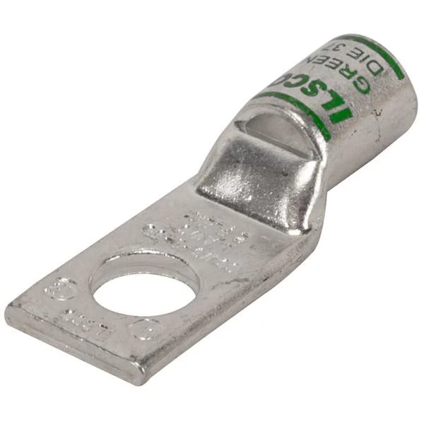 LUG COMPRESSION #1 COPPER WIRE 1/2" HOLE GREEN