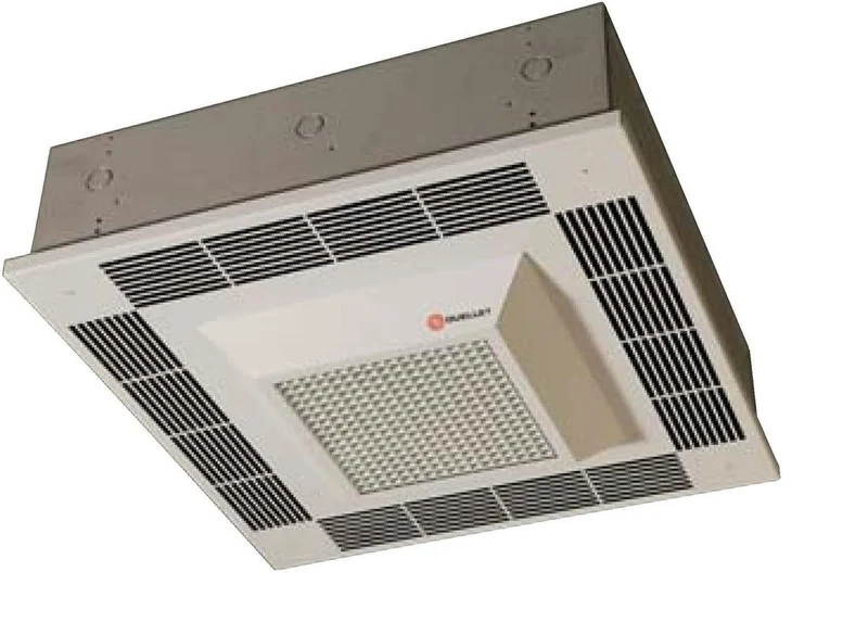 Ceiling fan heater recessed mounted 5000W 240V 1ph white
