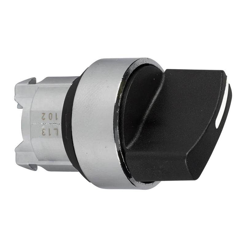 HEAD OPERATING 2-POS 22MM MOMENTARY RIGHT TO LEFT BLACK
