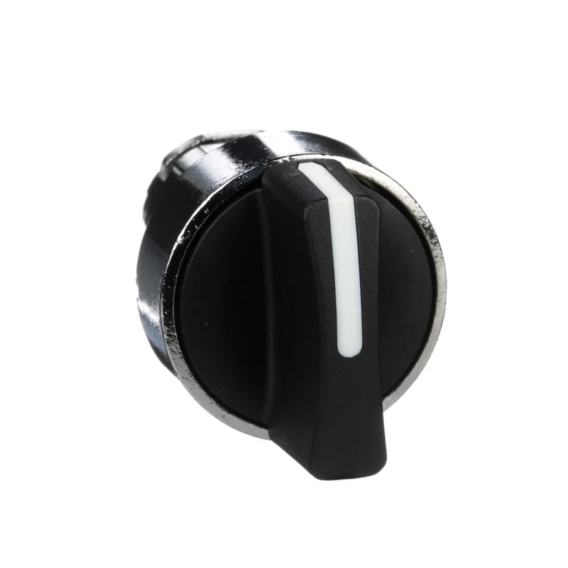 HEAD OPERATING 3-POS 22MM MOMENTARY TO CENTER BLACK