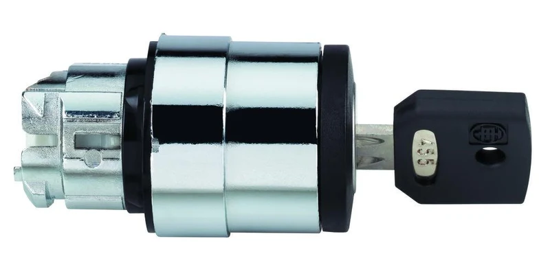 HEAD OPERATING 2-POS 22MM KEY SELECT SWITCH MAINT BLACK