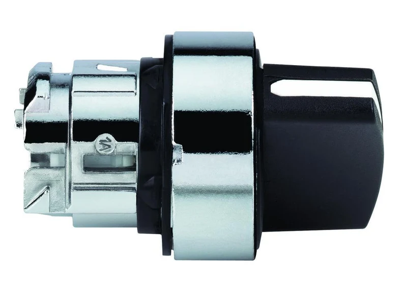 HEAD OPERATING 3-POS 22MM MOMENTARY LEFT TO CENTER BLACK