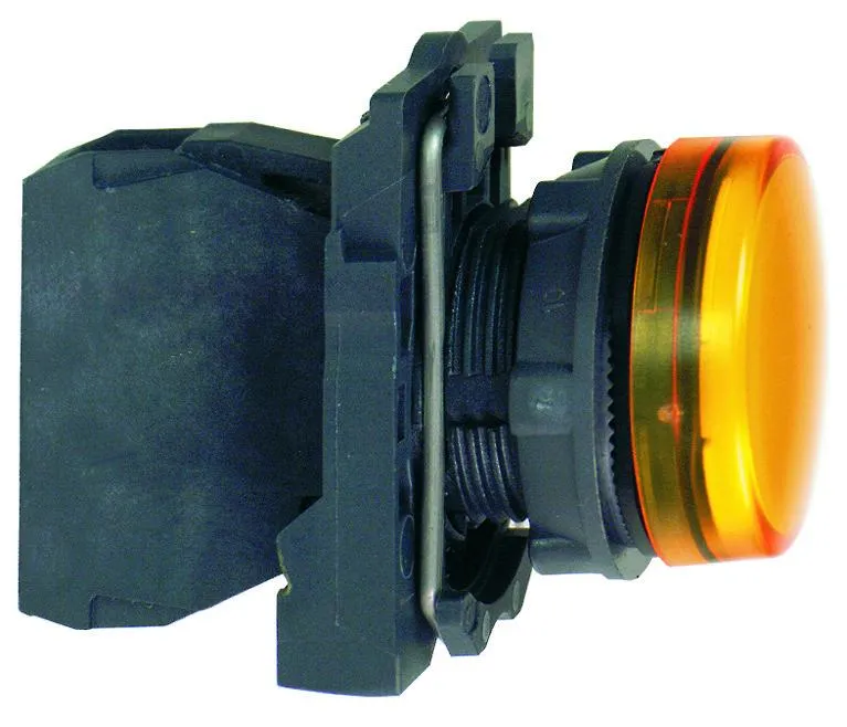 PILOT LIGHT 22MM 110-120VAC SUPPLY LED ORANGE
