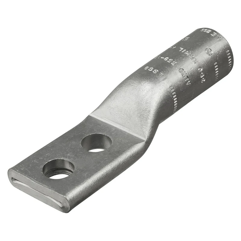 LUG COMPRESSION LONG BARREL 500MCM CU/AL 2-HOLE 1/2" PINK