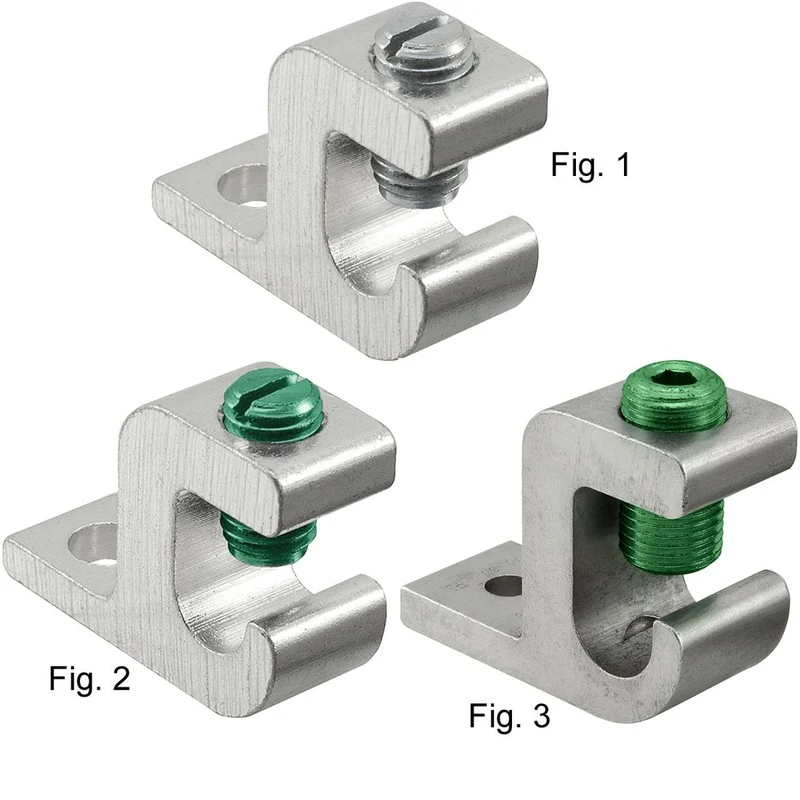 LUG MECHANICAL LAY-IN 1C 250MCM TO #6 CU/AL 1/4" HOLE