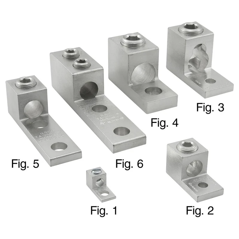 LUG MECHANICAL 1C #2 TO #14 CU/AL 1/4" HOLE
