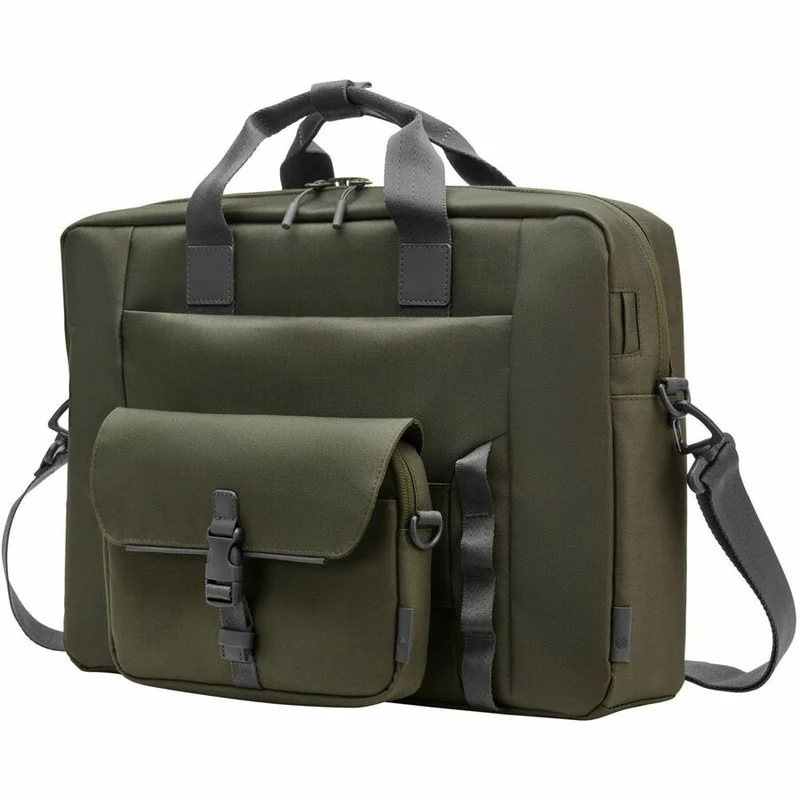 Sacoche de transport HP (Messenger) pour ordinateur portable 15.6" - Gris, vert 9J497AA