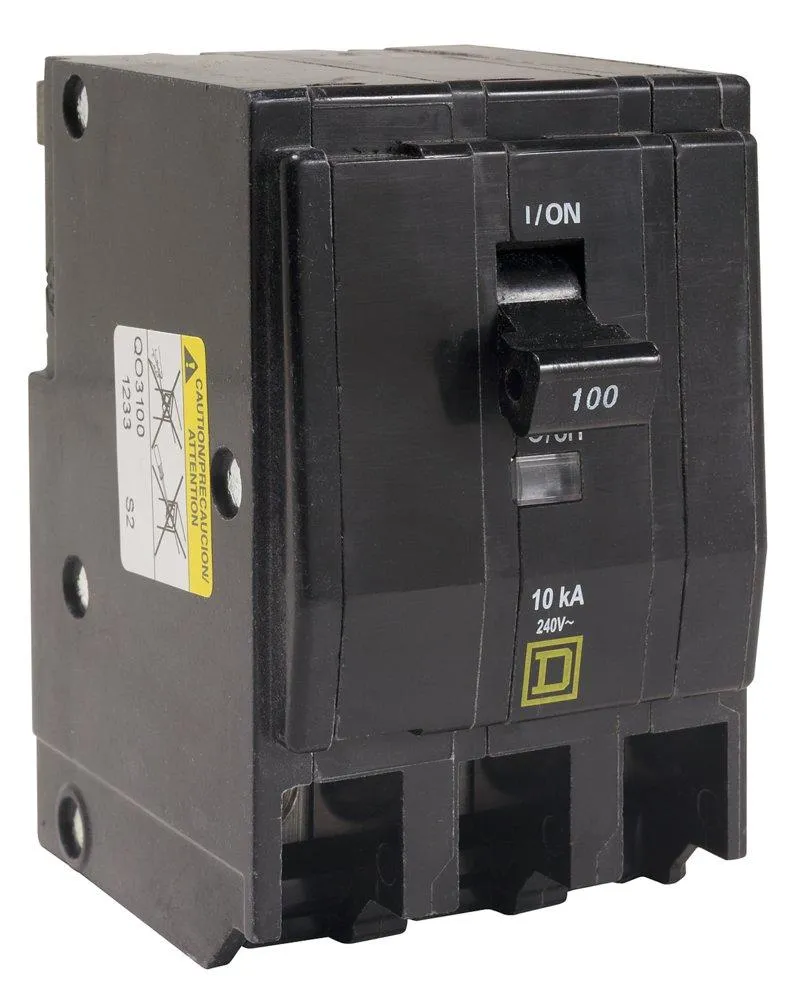 BREAKER QO 100A 3P 240VAC PLUG-IN FOR LOADCENTRE