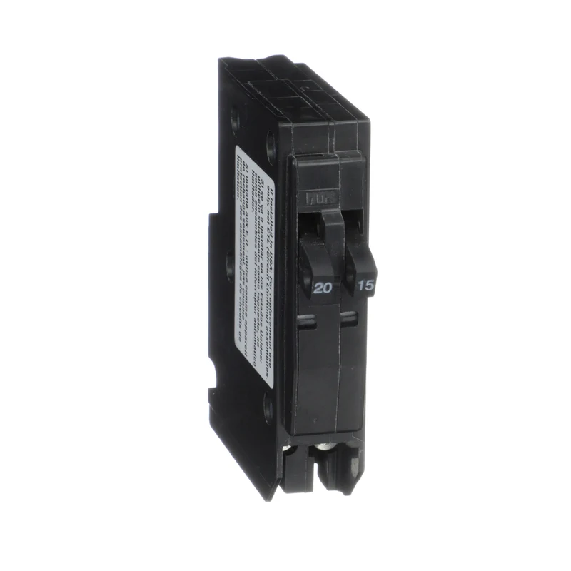 BREAKER QO TWIN 20A 1P + 15A 1P 120V PLUG-IN