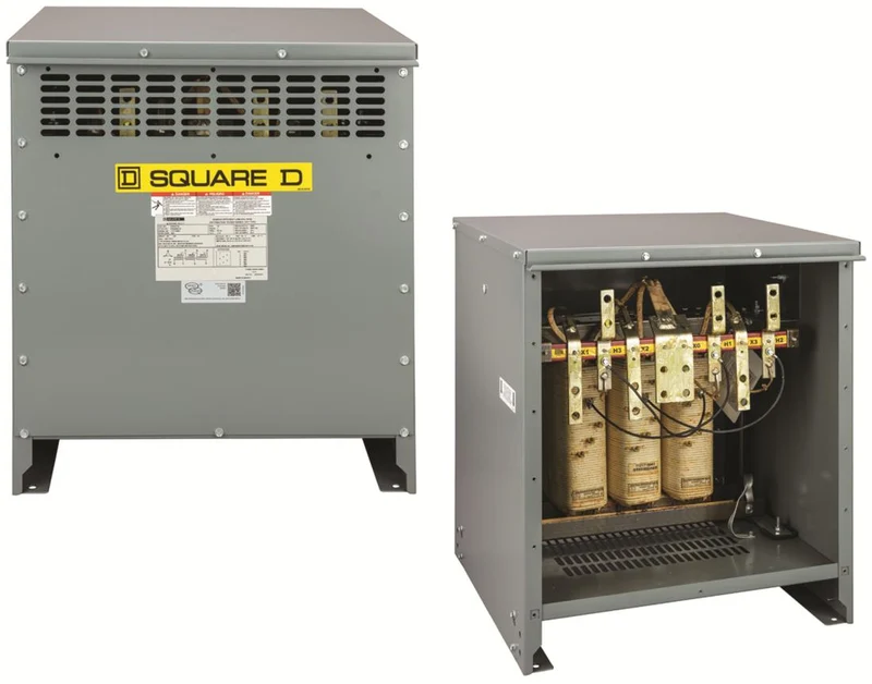 TRANSFORMER 45KVA 600-208Y/120V DRY TYPE ALUMINUM