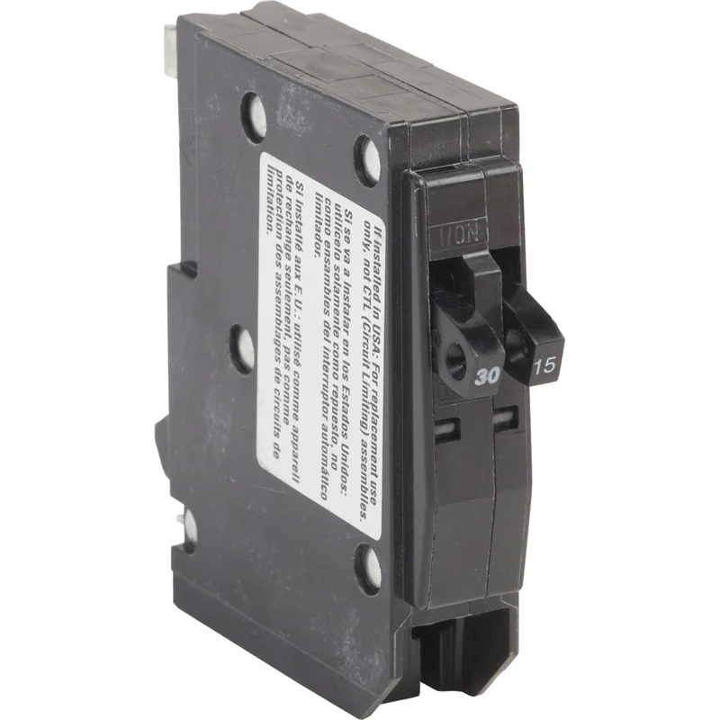 BREAKER QO TWIN 30A 1P + 15A 1P 120V PLUG-IN