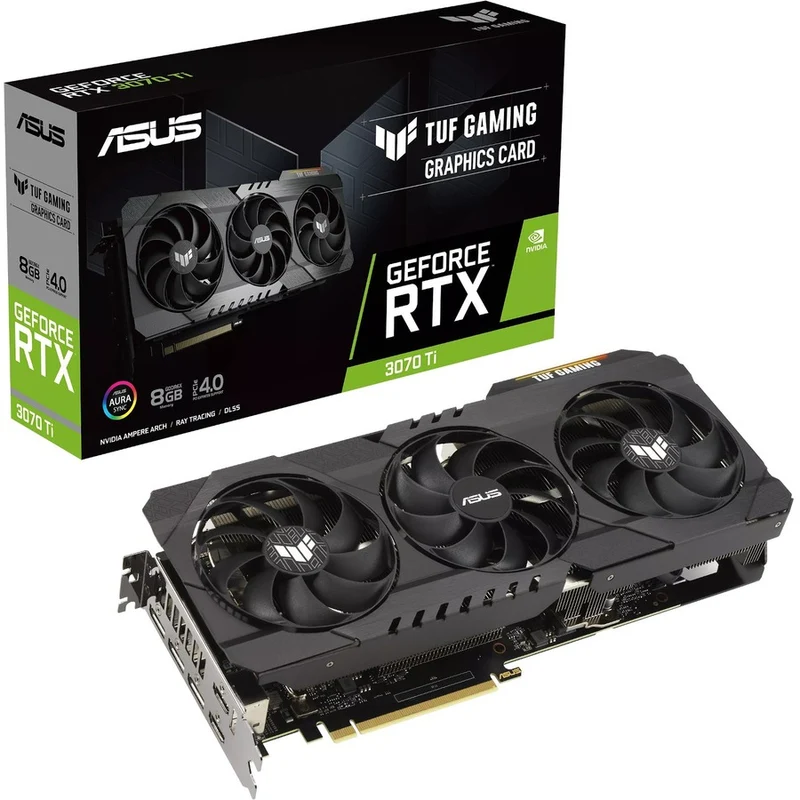 Carte graphique TUF NVIDIA GeForce RTX 3070 Ti - 8 Go GDDR6X TUF-RTX3070TI-8G-V2-GAMIN