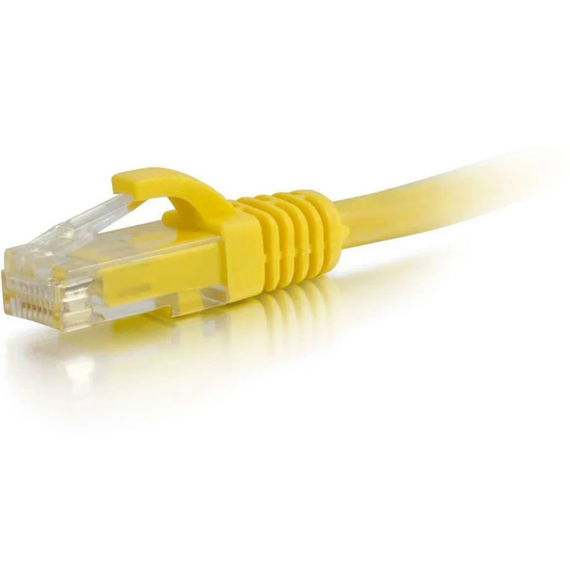 Câble Ethernet C2G C2G Cat4 de 6 pieds - Anti-accroc non blindé (UTP) - Jaune 04008