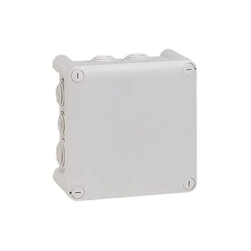 Boîte de dérivation carrée 130x130x74 mm - fermeture 1/4 de tour - Plexo - Legrand