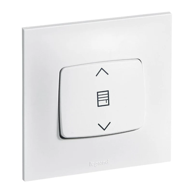 Interrupteur pour volets roulants complet - Neptune - blanc - Legrand
