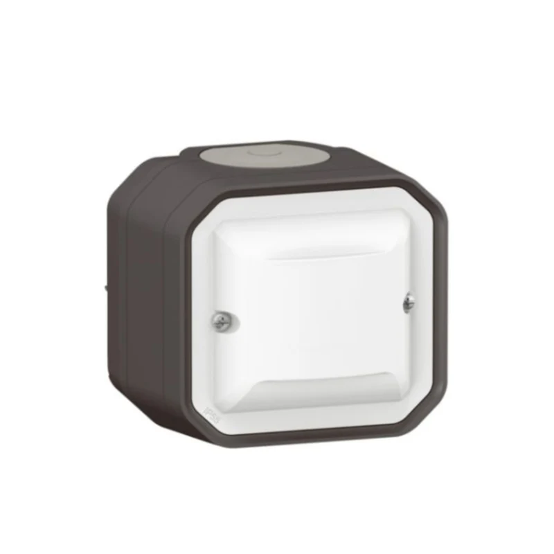 Détecteur mural LED complet - Plexo - 100W - Anthracite - Legrand