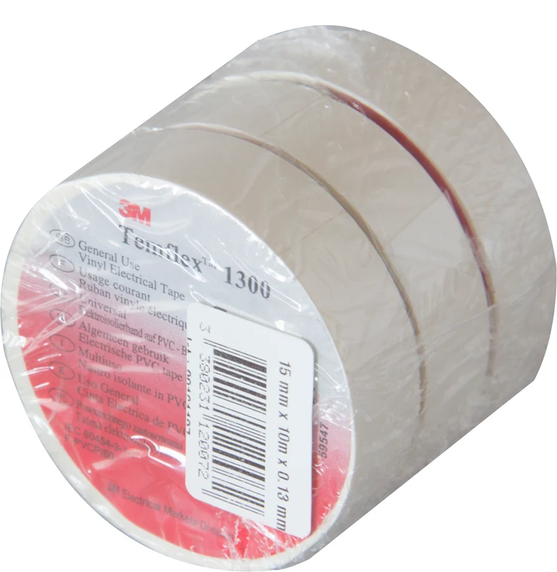 Lot de rubans adhésifs 15mm x 10m 3MM