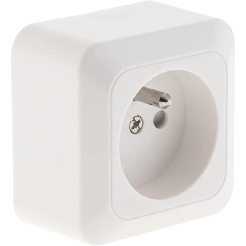 Prise 2P+T en saillie Celesta - blanc - Dio