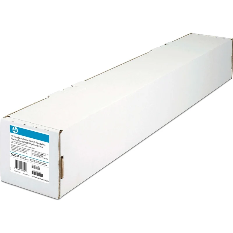 Lot de 2 feuilles adhésives HP Everyday en polypropylène mat - 610 mm x 22.9 m (24 po x 75 pi) C0F18A