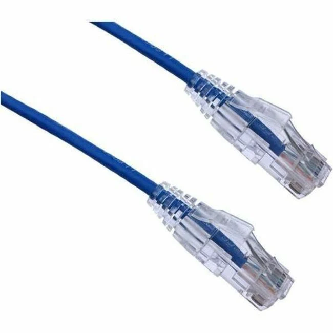 Câble de raccordement ultra-mince anti-accroc Axiom 6IN CAT6 BENDnFLEX 550 MHz (bleu) C6BFSB-B6IN-AX