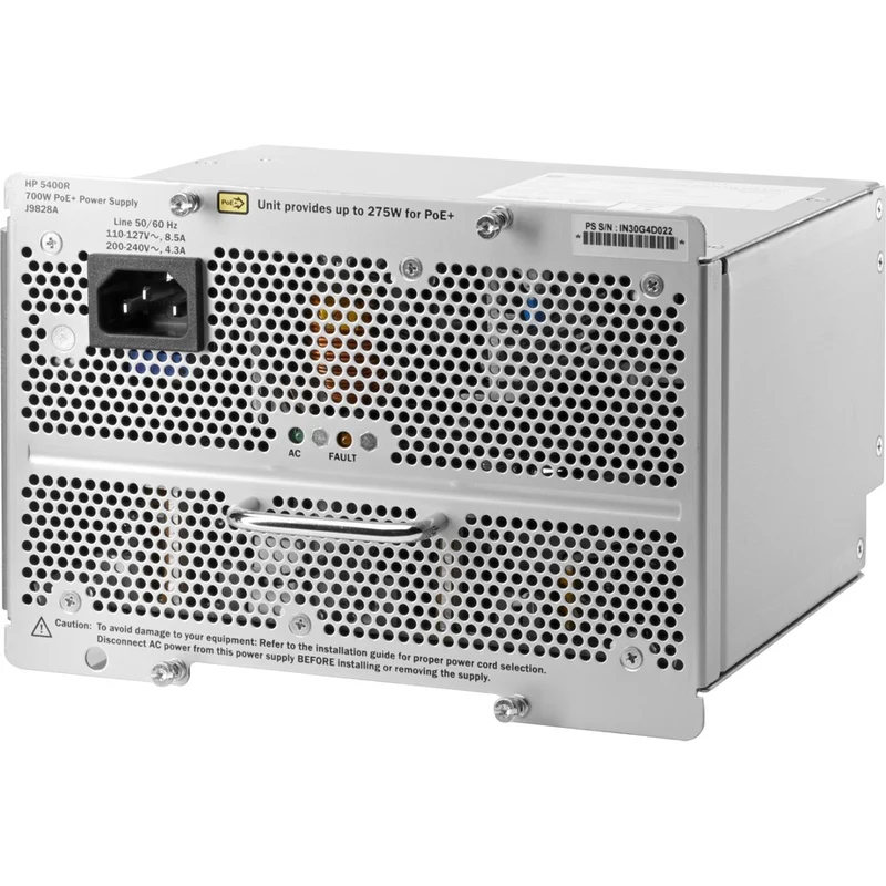 Alimentation HPE 5400R 700 2 W PoE+ zl9828 JXNUMXA#ABA