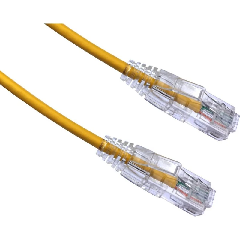 Câble de raccordement ultra-mince anti-accroc Axiom CAT2 BENDnFLEX 6FT 550 MHz (jaune) C6BFSB-Y2-AX