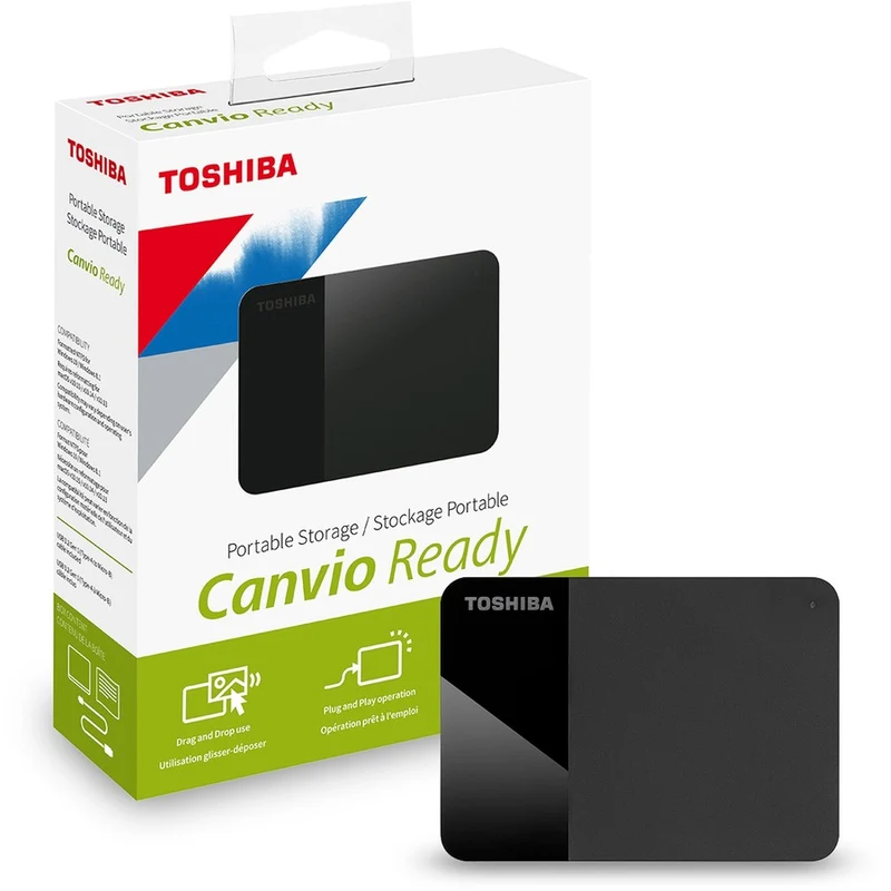 Disque dur portable Toshiba Canvio Ready HDTP340XK3CA 4 To - Externe - Noir HDTP340XK3CA