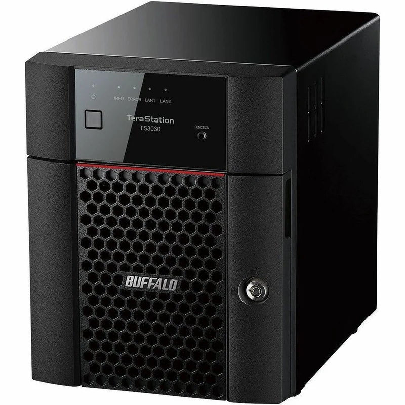BUFFALO TeraStation 3430DN NAS de bureau à 2 baies partiellement rempli 8 To (2 x 4 To) Disque dur inclus 2.5 GBE iSCSI Conforme TAA TS3430DN0802