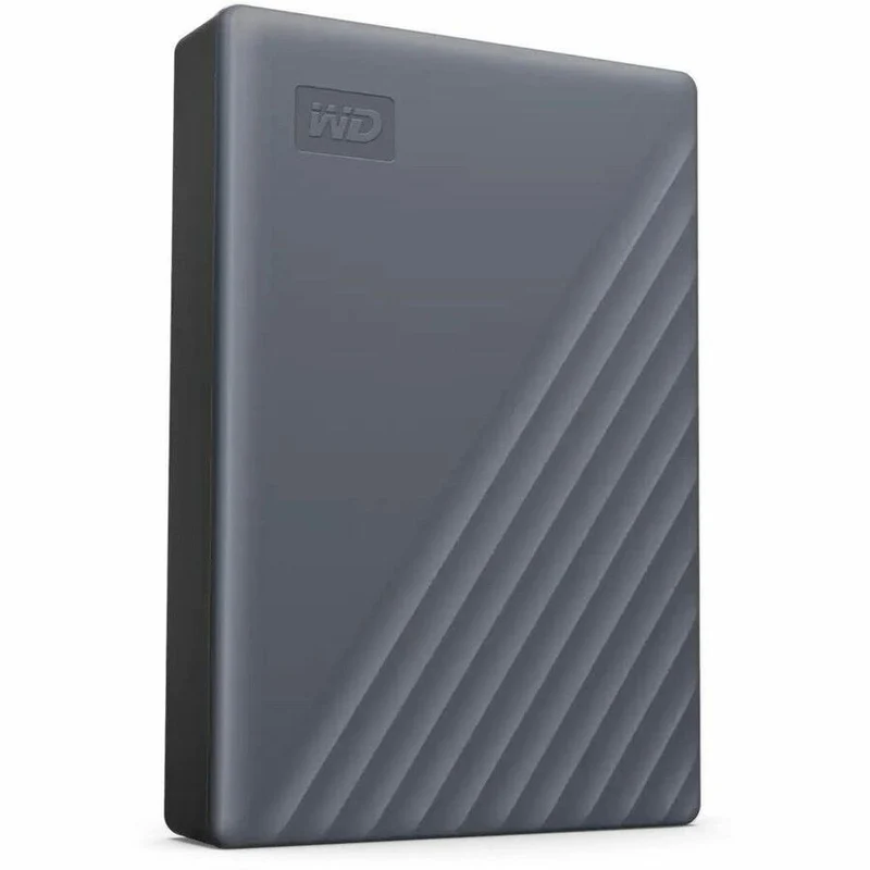 Disque dur externe portable WD My Passport WDBRMD0050BGY-WESN 5 To - Gris silicone WDBRMD0050BGY-WESN
