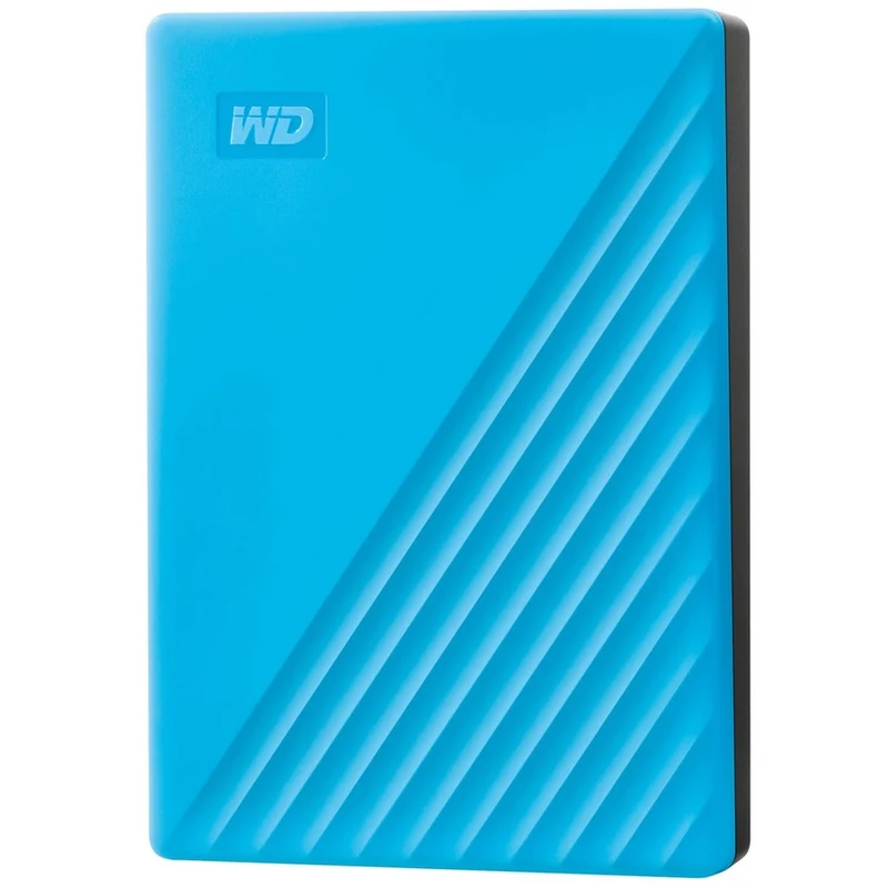 Disque dur externe portable WD My Passport WDBPKJ0050BBL-WESN 5 To - Bleu ciel WDBPKJ0050BBL-WESN