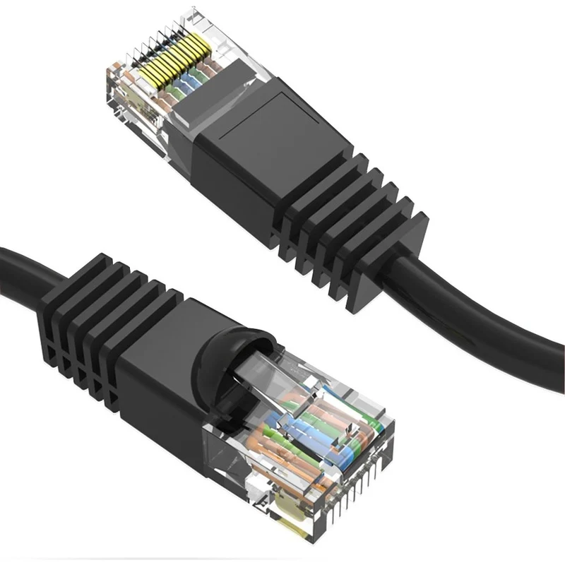 Axiom 20FT CAT6 UTP 550 MHz Câble de raccordement sans accroc Botte moulée (Noir) C6MB-K20-AX