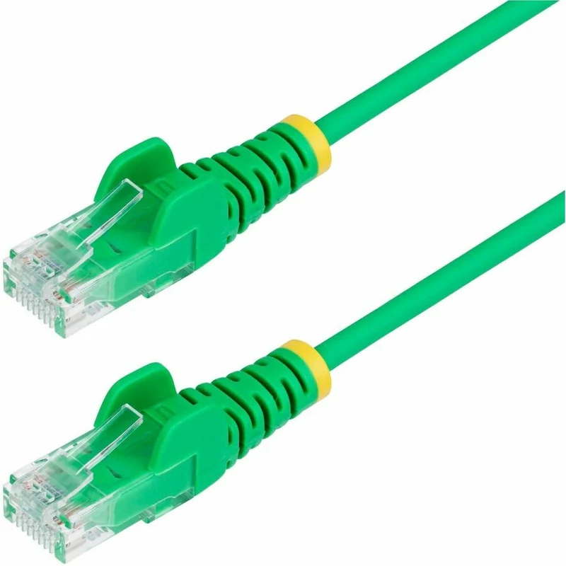 Câble Ethernet CAT25 fin vert StarTech.com de 6 m, RJ45 fin sans accroc, UTP, LSZH, cuivre nu 28 AWG, cordon de raccordement réseau fin, testé Fluke N6PAT25GNS
