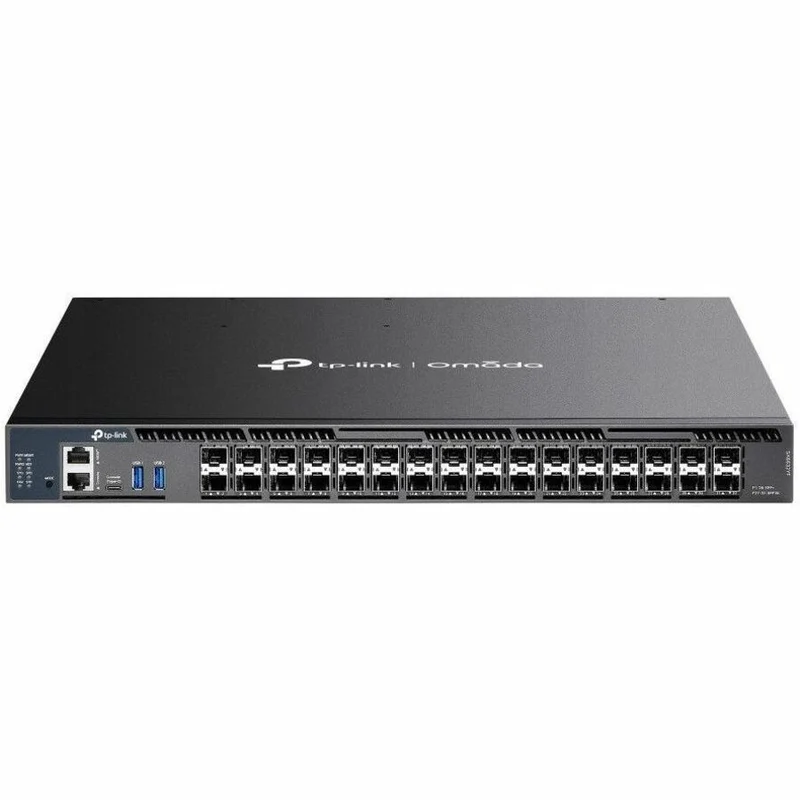 Commutateur d'agrégation géré L26 empilable 10 ports 3G Omada de TP-Link avec 6 emplacements 25G SX6632YF