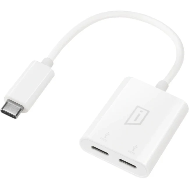 Adaptateur iStore USB-C vers double USB-C ACA974CAI