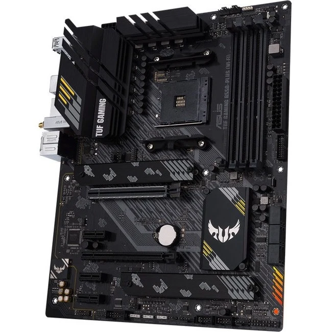 Carte mère de bureau TUF GAMING B550-PLUS (WI-FI) - Chipset AMD B550 - Socket AM4 - Micro ATX TUF GAMING B550-PLUS WIFI